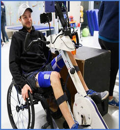 Functional electrical stimulation bike, FES cycle for spinal cord injury
