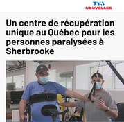  Fonctional recovery center unique in Quebec pour paralyzed people- centre québécois d'entraînement adapté FSWC, TVA Nouvelle Estrie