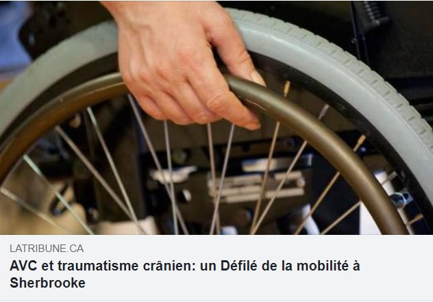 La Tribune, Centre québécois d'entraînement adapté FSWC, AVC et traumatisme crânien: un Défilé de la mobilité à Sherbrookeracles